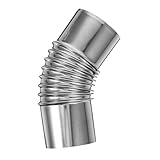 Conception attrayante : la surface et polie ajoute une touche d'élégance à votre installation et nettoyage et l'entretien, chapeau de pluie de cheminée, tuyau de poêle de cheminée