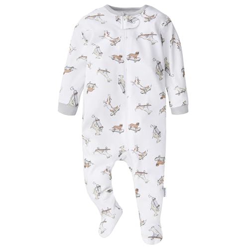 Image of Gerber Baby Boys' 4 Pack Sleep 'N Play Footie