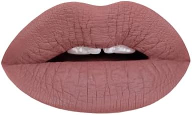 Sepia Brown Matte Liquid Lipstick | Grey Brown Lip Color, Greige, Vegan and Cruelty-free, Waterproof, Long-Lasting Lipstick, Dye-free (Sepia Brown)