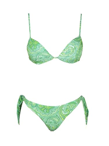 Maillot de bain Femme FK24-1321X12 Vert raffiné au design minimaliste et finitions haut de gamme
