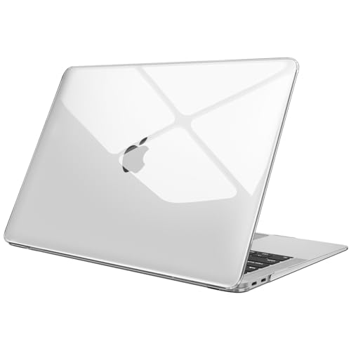 Fintie Case for MacBook Air 13 Inch A2337 (M1) / A2179 / A1932 (2021 2020 2019 2018 Release) - Snap On Hard Shell Case Cover for New MacBook Air 13 Retina Display with Touch ID, Crystal Clear