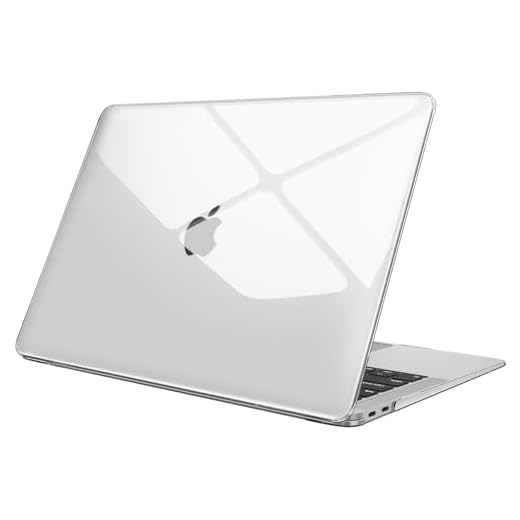 Fintie Case for MacBook Air 13 Inch A2337 (M1) / A2179 / A1932 (2020 2019 2018 Release) - Protective Snap On Hard Shell Case Cover for New MacBook Air 13 Retina Display with Touch ID, Crystal Clear