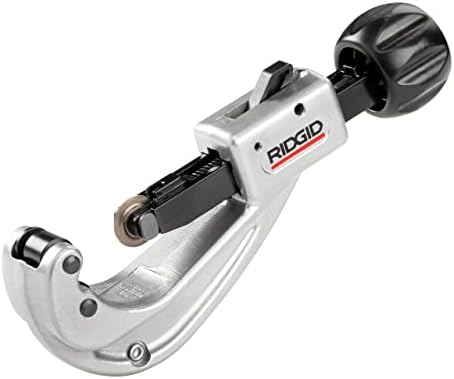 RIDGID 31632 Model 151 Quick-Acting Tubing Cutter with 1/4"-1-5/8" Cutting Capacity, Silver Black