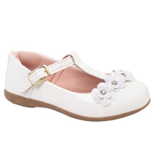 Sapato Infantil Sapatilha Social Feminina Infantil Batizado (Branco, BR, Criança de 9 a 12 anos, Numérico, 27)