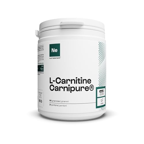 Nutrimuscle - Carnitina Carnipure® - 400 g - 2.900 mg per dose - Bruciagrassi - Produzione di energia - Qualità brevettata - Forma biodisponibile: L-carnitina L-tartrato - Vegano