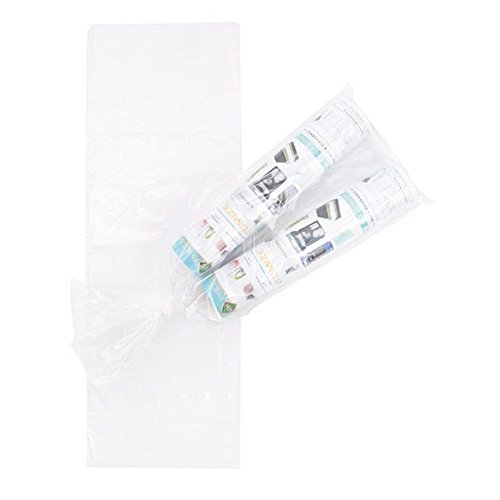 ClearBags LDPE Newspaper Bags, 7.5x21, Clear, 1000 Pack, Plastic Poly Bags for Newspapers, Packaging Sleeves for Flyers Catalogs, Perforated Tear Off, Protect Against Weather Bugs, .8 Mil, NPB3B