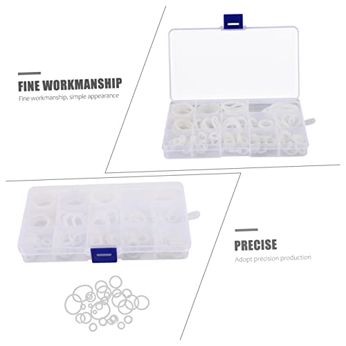 FUNOMOCYA Sealing Gasket O- Ring 95pcs O-Ring Set Nylon Washers s Tool Accessories Eyelet Ring Gasket Pressure Washer o Rings Gasket Accessories Sealing O-Ring Gasket Leakage O-Ring - Thumbnail 7