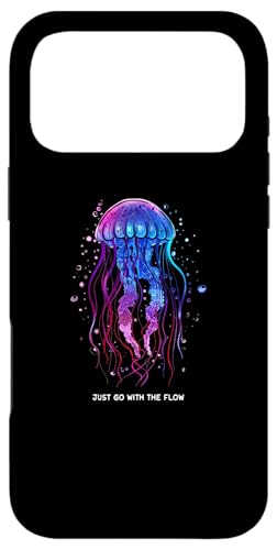 Awesome Cute UnderWater Fish Sea Just Go With Flow JellyFish �X�}�z�P�[�X iPhone 17 Pro Max �p