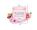 Ryan Porter Calm The F Down Candles - 100% Natural & Vegan - Made of Hand-Poured Soy Wax & Cotton Wick - Smells Cherry Blossom, Magnolia & More - Decor Glass Candles - No Parabens, Phthalates, Lead