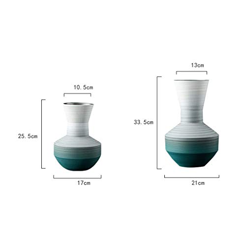 Vase fleur design céramique stable pour table basse salon - 3