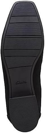 Clarks Women's Tilmont Eve Loafer Flat, Black Suede, 8 | Image 7
