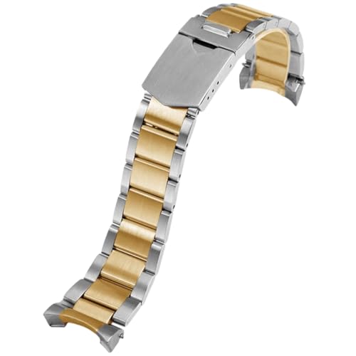 Bracelet Montre Acier Inoxydable 22mm Remplacement Métal Tudor Black Bay Red