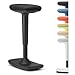 Produktbild TREND OFFICE to-Swift, Bürohocker, Stehsitz, Stehhilfe, Sitzhocker mit Wippfunktion ergonomisch und höhenverstellbar (50-75 cm) für gesundes und aktives Sitzen, by Dauphin (schwarz)