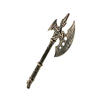 Chaks Viking Axt 15 x 43,5 cm, Gold - Kostümzubehör, Cosplay für Halloween - Thema: Wikinger - Ideal zum Spielen und Unterhalten - Sicheres Produkt nach europäischen Normen