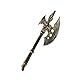 Chaks Viking Axt 15 x 43,5 cm, Gold - Kostümzubehör, Cosplay für Halloween - Thema: Wikinger - Ideal zum Spielen und Unterhalten - Sicheres Produkt nach europäischen Normen