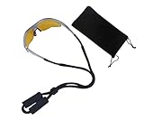 HTwo Floating Sunglasses Strap - Floating Sunglass Straps Premium Safety Lanyard Retainer for Watersports Eyewear with Case