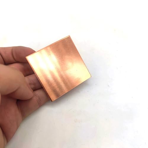 Metallplatte C17200 Kupferblechplatte Zylinderdicke Bronzeplatte for die CNC-Bearbeitung Kupfer mechanisch (Size : 0.4X100X100mm) Metallplatte C17200 Kupferblechplatte Zylinderdicke Bronzeplatte for die CNC-Bearbeitung Kupfer mechanisch (Size : 0.4X100X100mm)