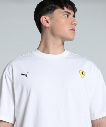 PUMA Men's Regular Fit White T-Shirt - Image 4