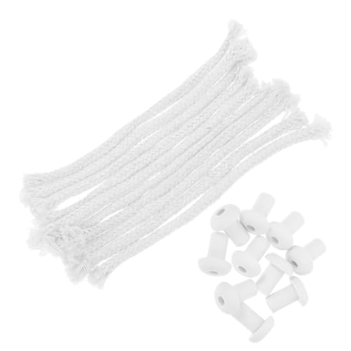 ERINGOGO 1set Kerosene Wick for Wine Bottle Torch Wicks Holders for Chemistry Experiments Easy to Replace Efficient Illumination for Laboratory Use