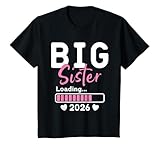 Big Sister Loading 2026, ascendido a hermana mayor 2026 Camiseta
