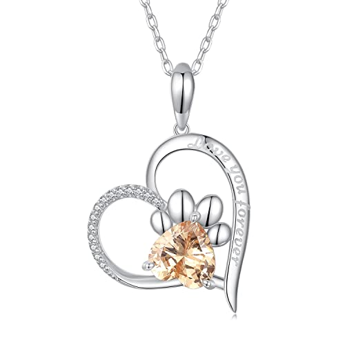 Collier patte d'animal en argent S925, un bijou raffiné pour femme