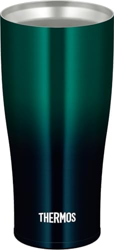 サーモス 真空断熱タンブラー 420ml グリーングラデーション 食洗機対応 魔法びん構造 保温保冷 JDE-422LTD GR-G
