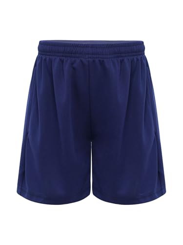 TiaoBug Kids Boys Quick-Dry Drawstring Athletic Shorts Moisture-Wicking Sports Bottoms Mesh Hot Pants3