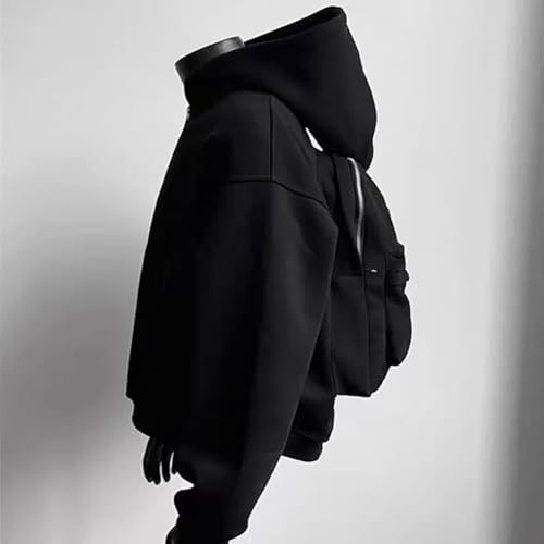 Backpack Hoodie, Bookbag Hoodie, Creative Travel Hoodies Backpack for Men and Women.4