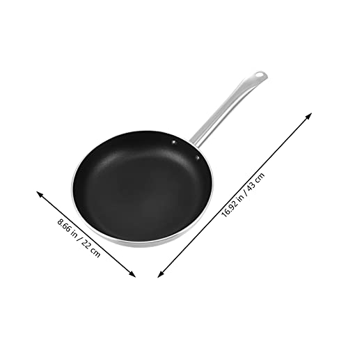 Poêle antiadhésive induction HEMOTON de cuisine compatible feu direct