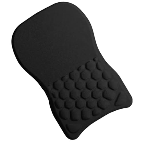 Soporte De Muñeca Ergonómica De Mousepad   Soporte De Reposo De Muñeca Black Mousepad   MUBLA del Mousepad con MECRORES Base DE ESPUESTA DE ESPUESTA para ESCRITORES, EDITORES, Hombres, Mujer, TO