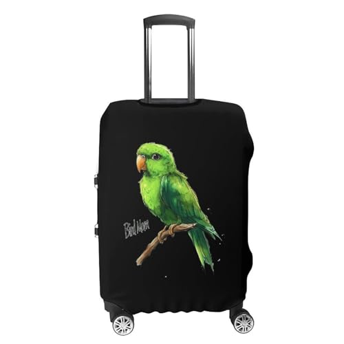 Parrot Bird Mom Luggage Cover Suitcase Protector Travel Baggage Covers for Men Women L4
