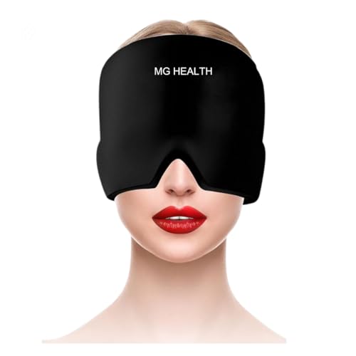 Migraine Relief Hood: Cooling Gel Mask for Headache, Stress, Hangovers - Chill Out in Comfort.