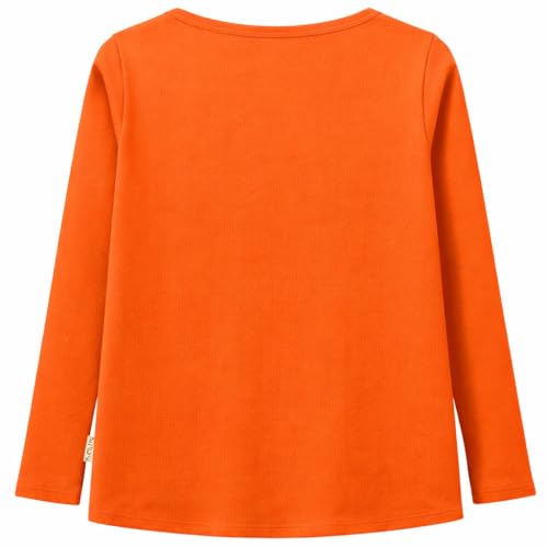 Image of Girls' Heart-Shaped Long Sleeve T-Shirt