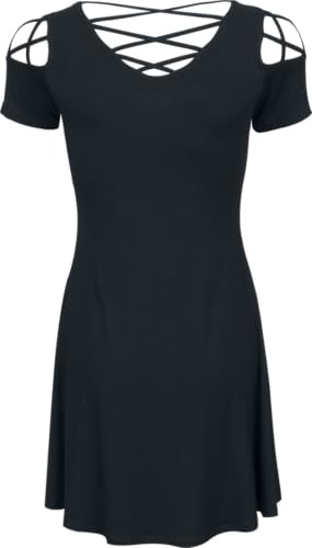 Miniabito Di Black Premium By Emp - Dress With Raven Frontprint - S A Xxl - Donna - Nero - 2
