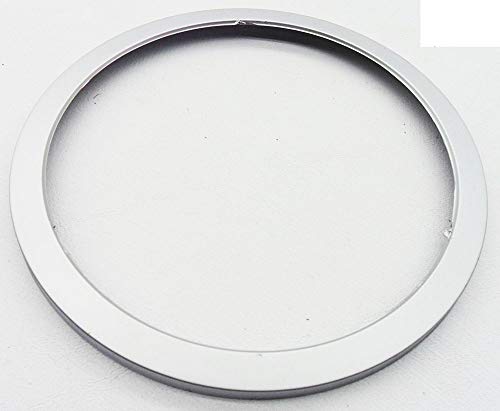 Kit Maçaneta / Aro / Botão / Friso Painel Fox 2 Portas Cromo Acetinado GComponentes