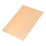 placa cobre leroy merlin Hoja de placa de circuito PCB laminado de revestimiento de cobre de una cara FR4 de fibra de vidri blanco marrom para DIY.