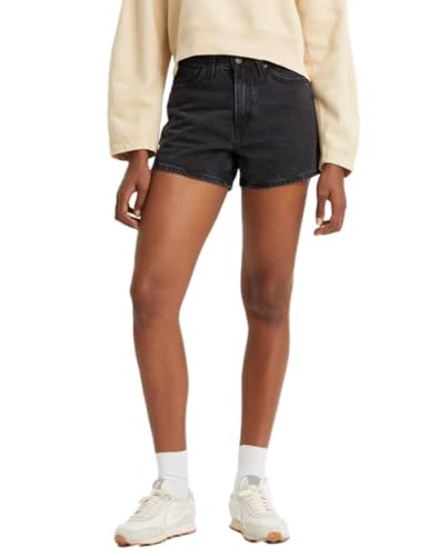 LEVIS 80S MOM Short Blacks, 80S MOM Negros Cortos De Las Mujeres, Not TO Interrupt,