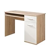 Bel espace de rangement PRICE FACTORY just for you Bureau Enfant, Ado avec étagère coulissante, 1 Porte et Un tiroir Collection Denver
