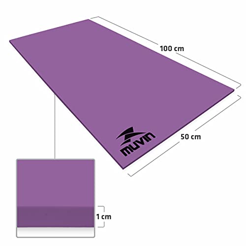 Colchonete de Exercícios em EVA Muvin Basics - Tamanho 100cm x 50cm x 1cm - Tapete para Academia Gin