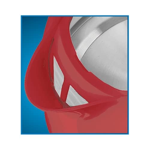Hervidor eléctrico de plástico 1.0L EUROSTAR EKP101RD rojo miniatura 6