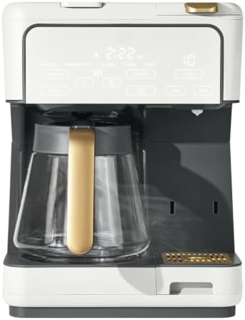 LUGBAR Programmable 12-Cup & Single-Serve Multi-Brew Coffee Maker Drew Barrymore (White Icing) image 2