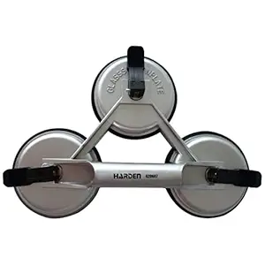 Harden Professional Aluminium Alloy Triple Suction Plate Cups Holder, Triple Claw Head Cup Lifter Puller - 620607