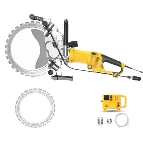 Sierra Circular para Hormigón, 2200 Rpm, Sierra Circular Eléctrica de 29cm, Sierra Circular Toroidal para Hormigón con Supresión de Polvo
