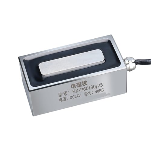 Électro-aimant KK-P40/20/15 à succion continue 12V 24V avec force de levage magnétique stable