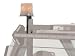 Backrack 81001 6-1/2" Driver Side Utility Light Bracket