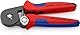 KNIPEX Selbsteinstellende Crimpzange für Aderendhülsen, 0,08-16 mm², Vierkant-Pressung, Aderendhülsenzange, Presszange, 97 53 04