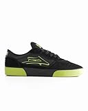 Lakai Cambridge Low-Top Men’s Skateboarding Shoes – Acid Lime Black Crystal, Size 8 US – Durable, Grippy & Breathable Skate Shoes for Men – Men’s Skateboard Shoe, Low Top Skater Shoe