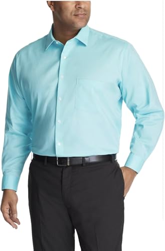 Image of Van Heusen Men's TALL FIT Dress Shirt Stain Shield Stretch (Big and Tall)