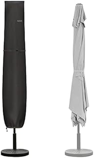 Aoutric by AWNIC Garden Parasol Covers Waterproof 190 cm, 420D Oxford Fabric Patio Umbrella Cover Outdoor, Fits for 3m(Ø) Patio Umbrella Cover Outdoor, ClimateWächter Weather Resistant Technology