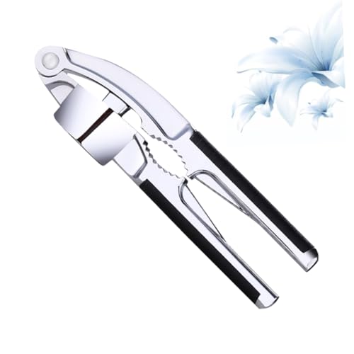 MAGICLULU Prensadora De Ajos Profesional De Aleación De Aluminio Triturador y Mincer Para Cocina Fácil Limpieza y Uso Resistente y Antióxido